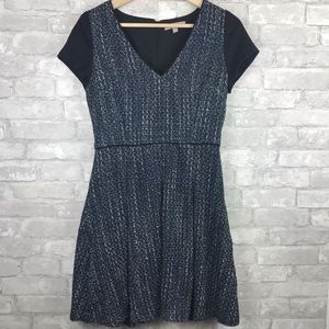 Banana Republic | Skate Mini Dress Navy Blue